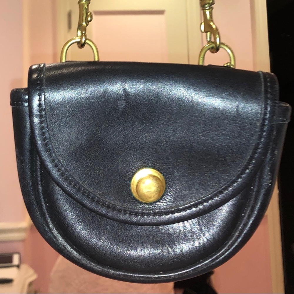 Mini Coach Purse- Black- Like Brand New